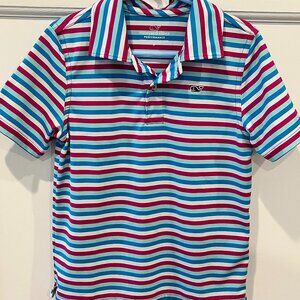 Vinyard Vines Boys' Bradley Stripe Sankaty Performance Polo (Like New)